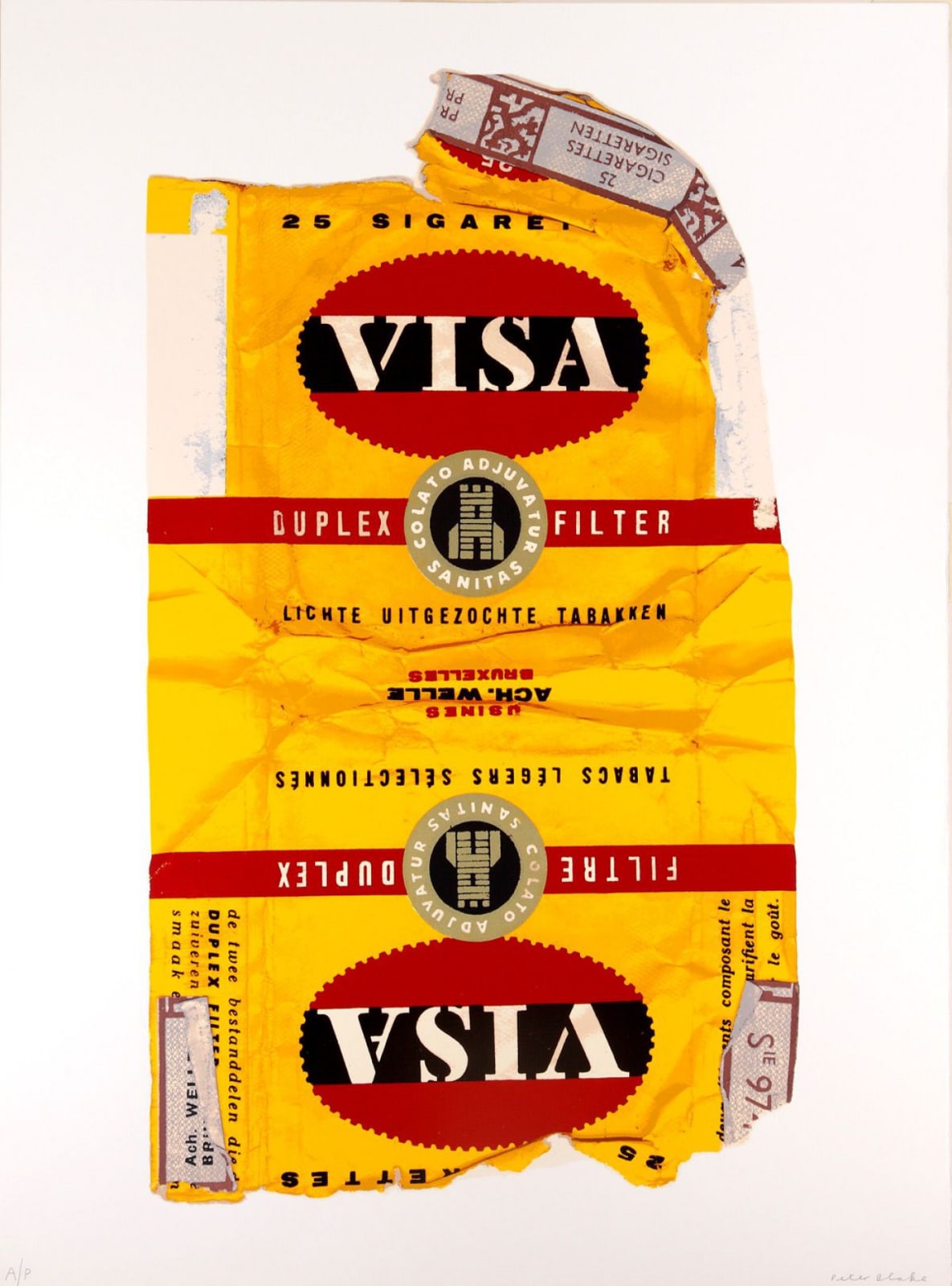 Peter Blake, Visa, 2004