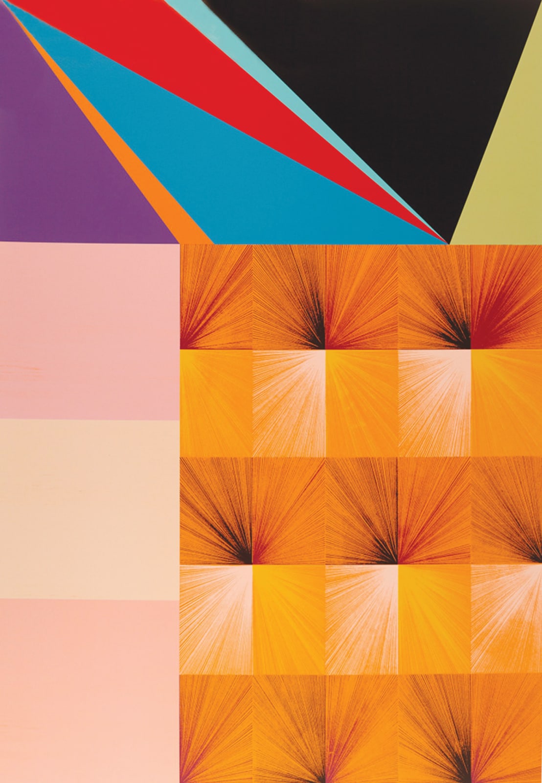 Lothar Götz, Durchgangszimmer Orange, 2014