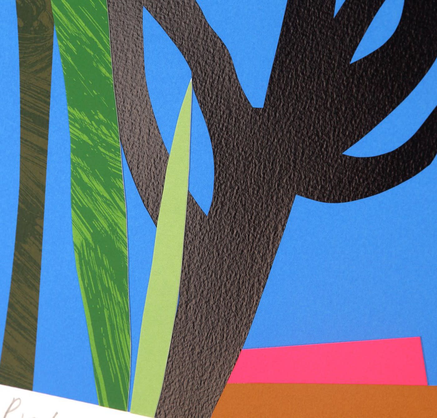 Bruce Mclean, Pink Beach Towel, 2005