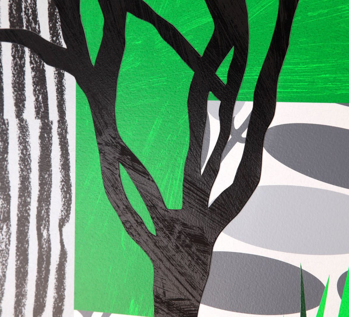 Bruce Mclean, Black Mimosa, 2008