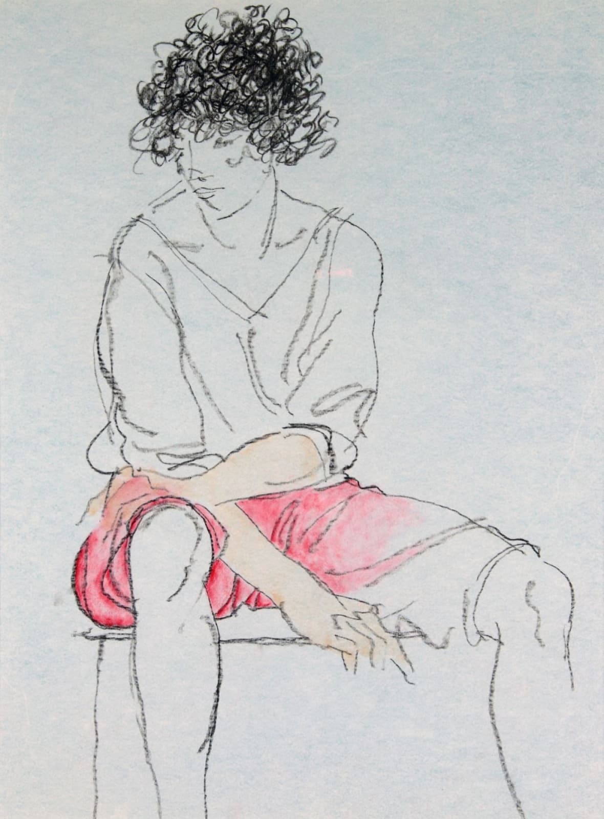 Donald Hamilton Fraser, Seated Dancer, Practice Clothes