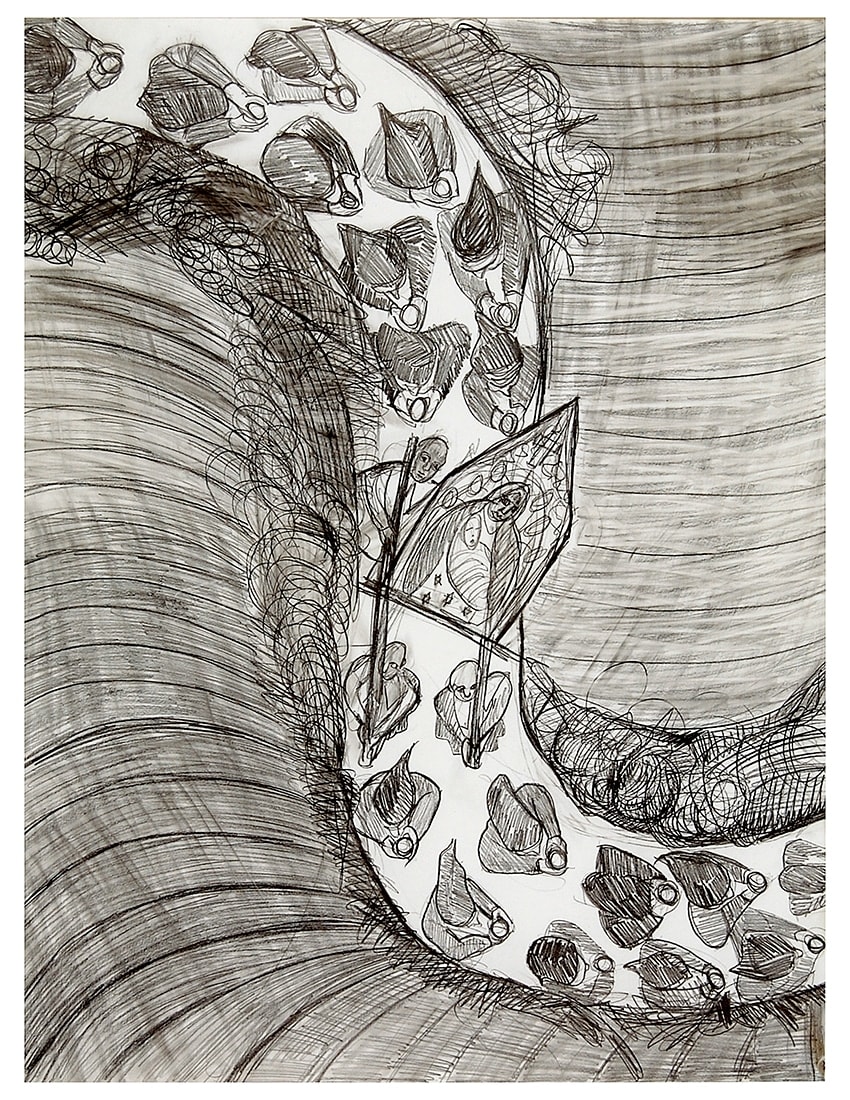 Deborah Masters, Widows Carrying the Madonna Painting between Montecastello & Manella, IT, 1993