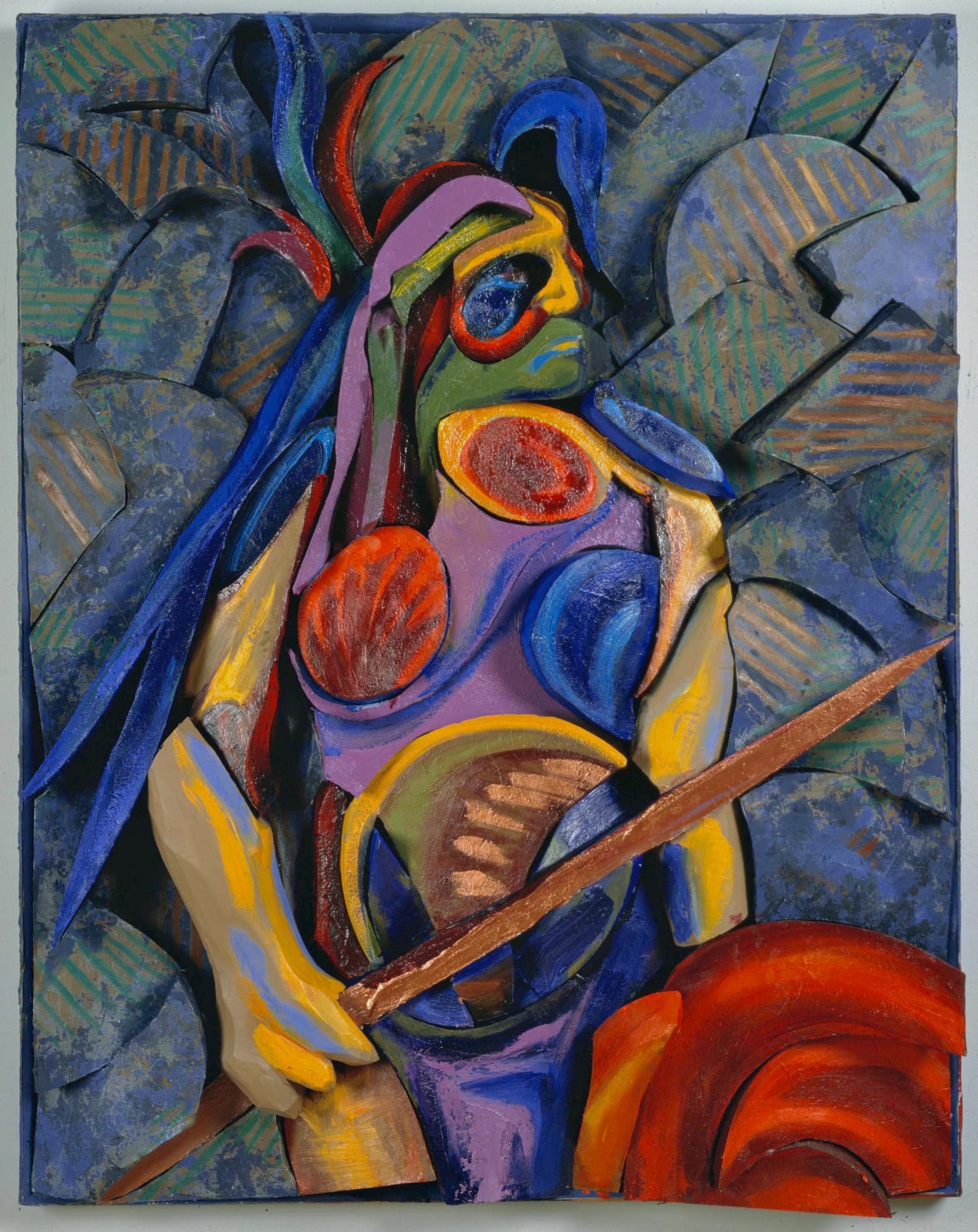 Robert Mango, Warrior, original painting 1998