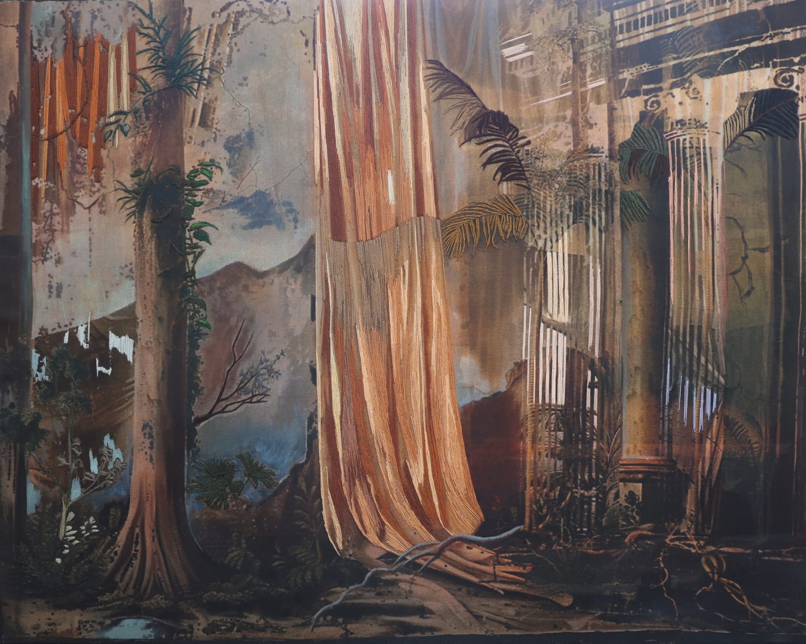 Cécile Davidovici, Là où s'efface le pas, V, 2024