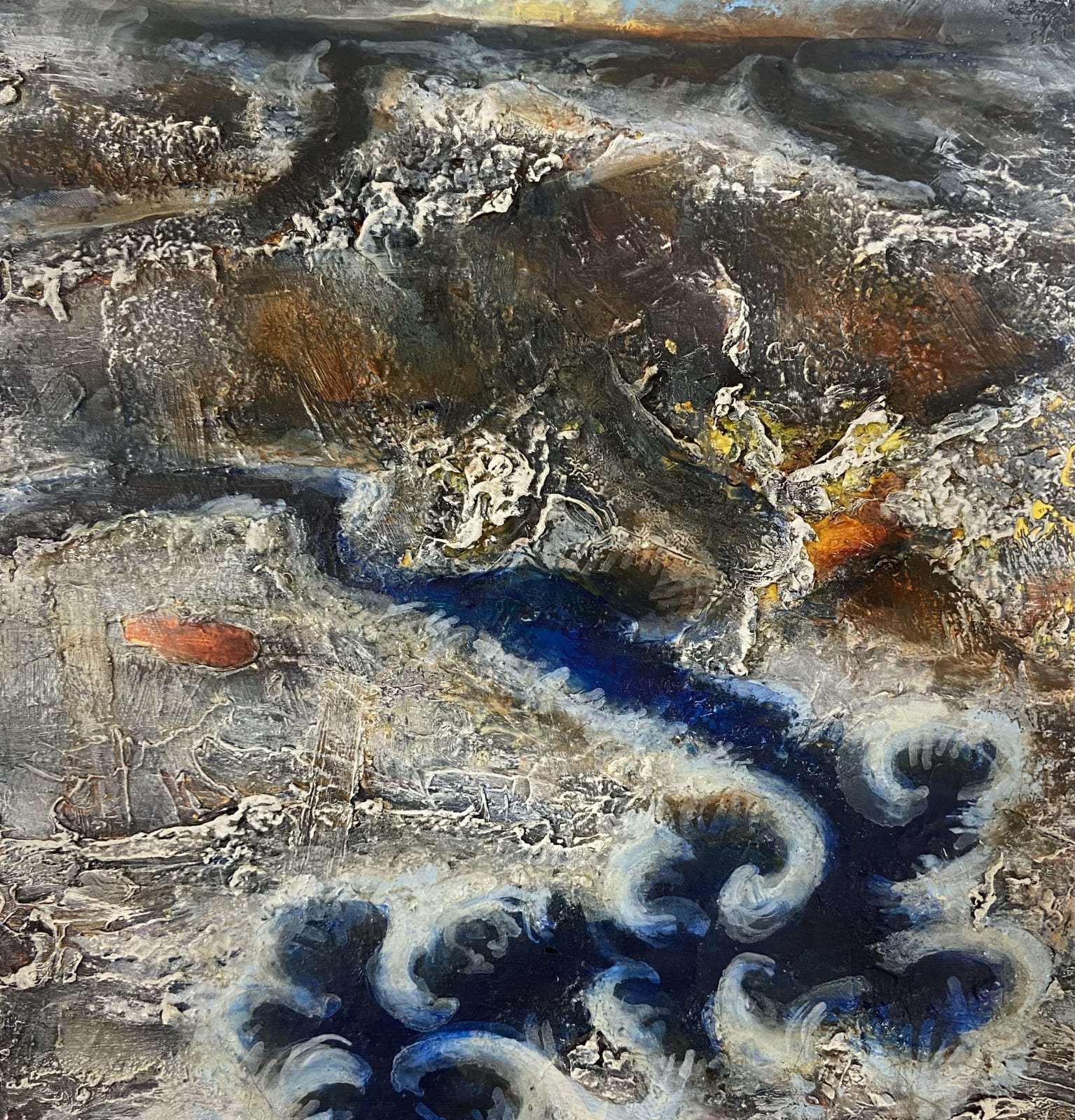 Iwan Gwyn Parry, Ancient Channel - Turning into Stone 2, 2025