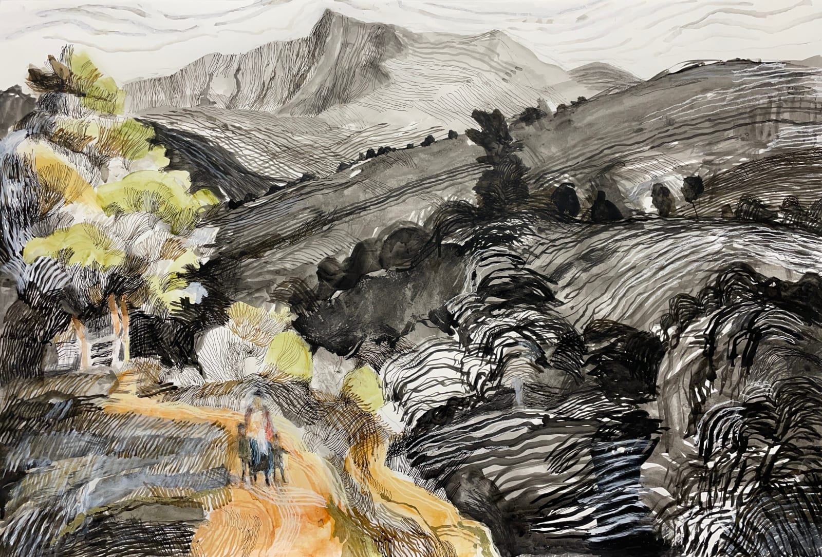 Eleri Mills, Llefydd Gwyllt y Galon III (Wild Places of the Heart III), 2024