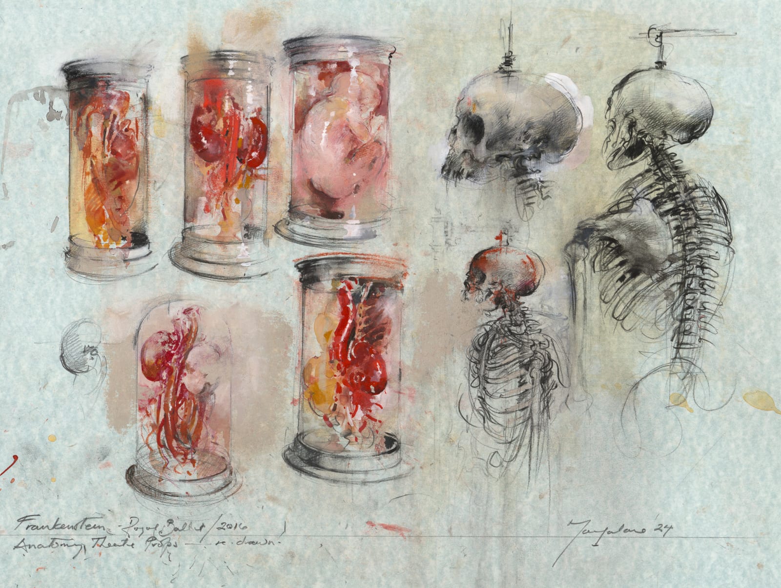 John Macfarlane, Frankenstein Anatomy Theatre Props, 2024