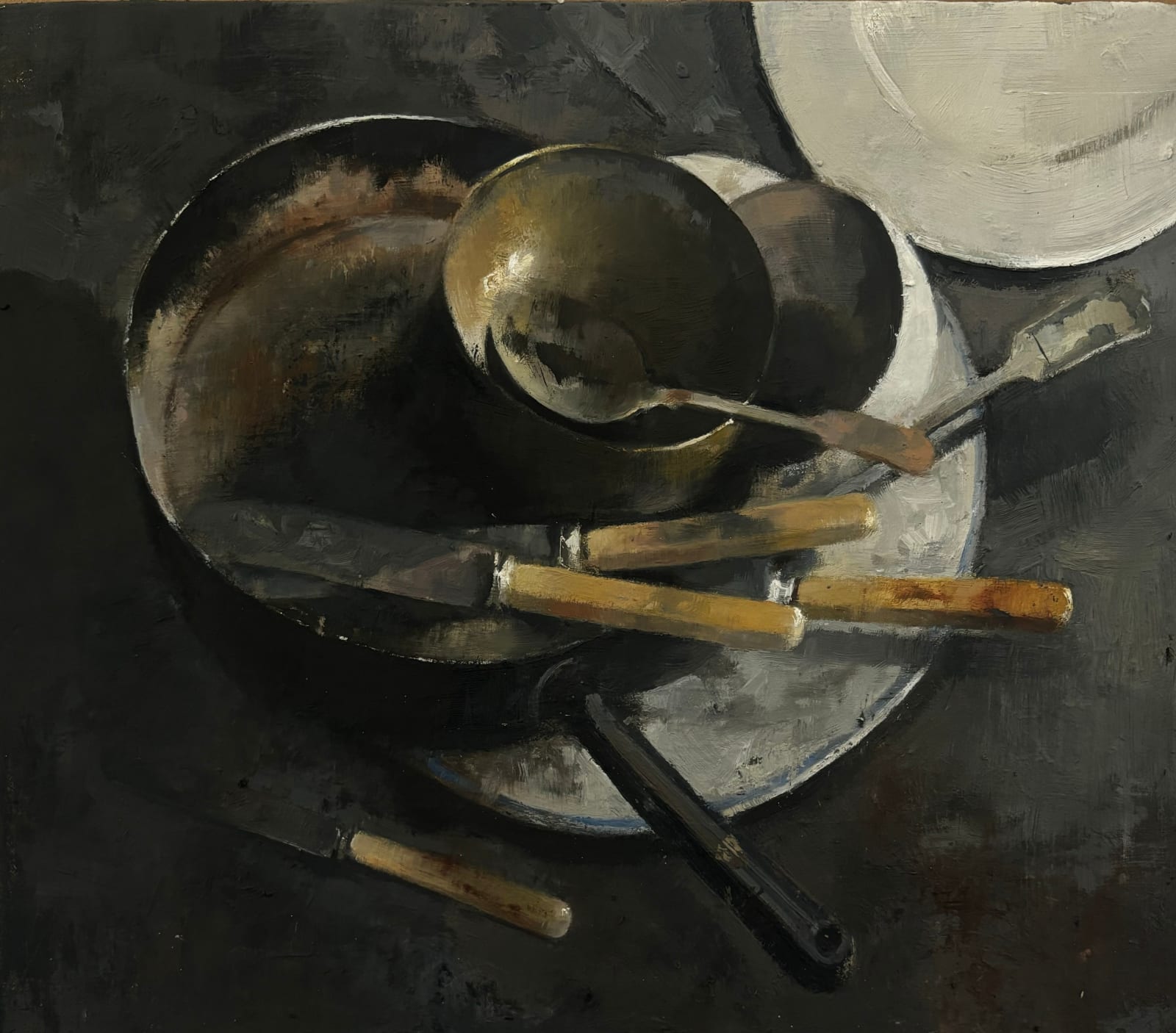 John Macfarlane, Dirty Dishes, 2024