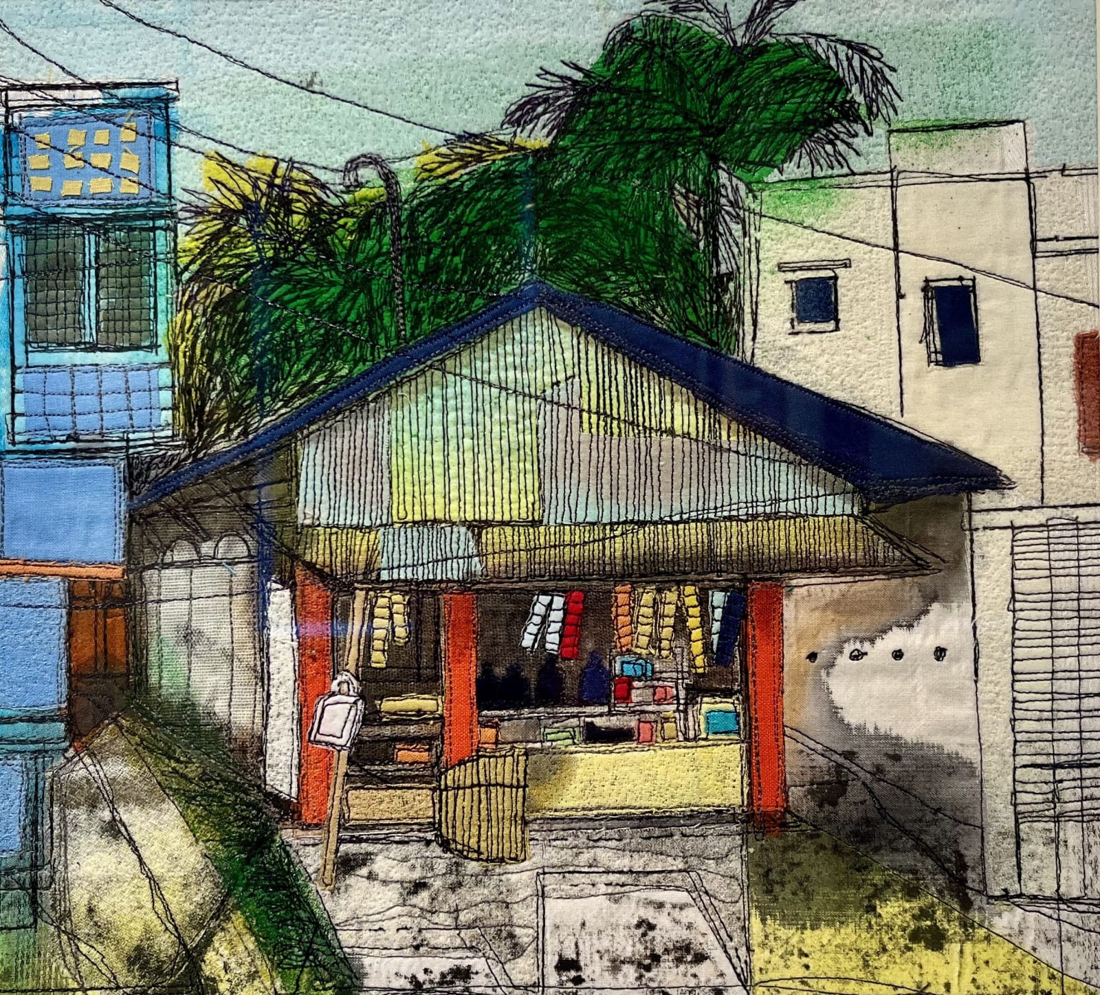 Cefyn Burgess, Siop Bach y Gongl (ar y ffordd i Kolkata) / Corner Shop (on the way to Kolkata)