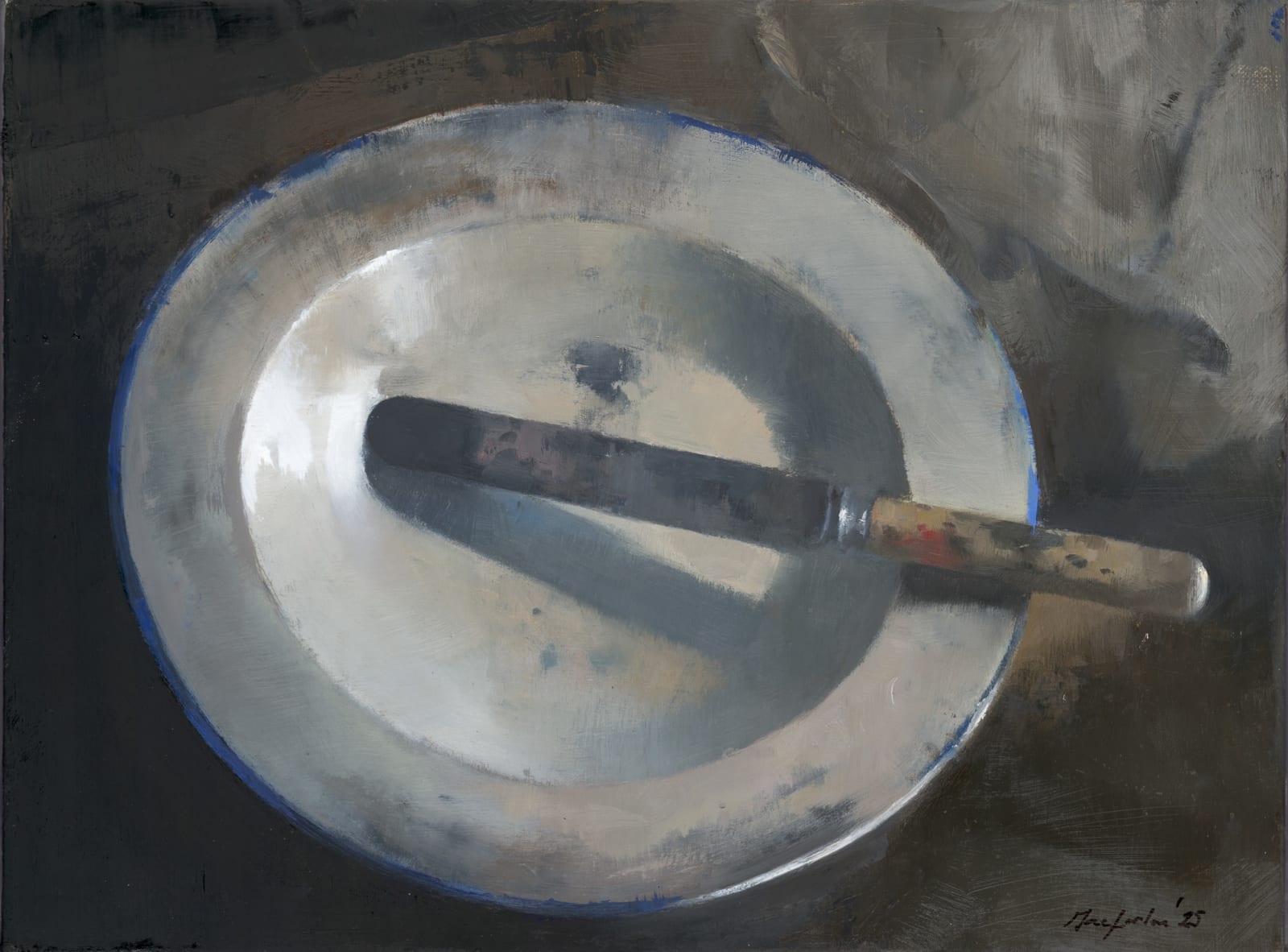 John Macfarlane, Knife & Plate, 2025
