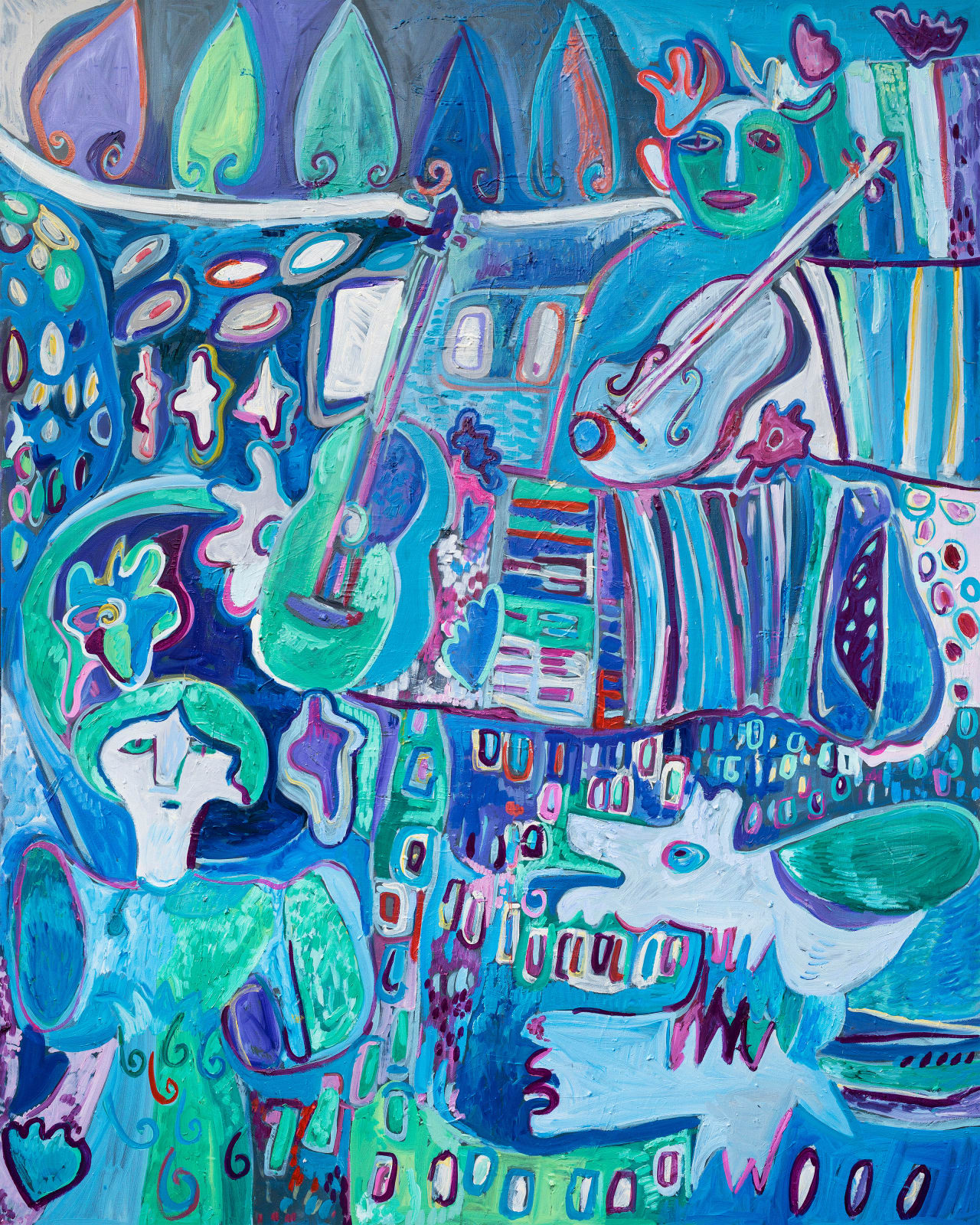 Catrin Williams, Canu yn y Blodau / Singing in the Flowers 1, 2020