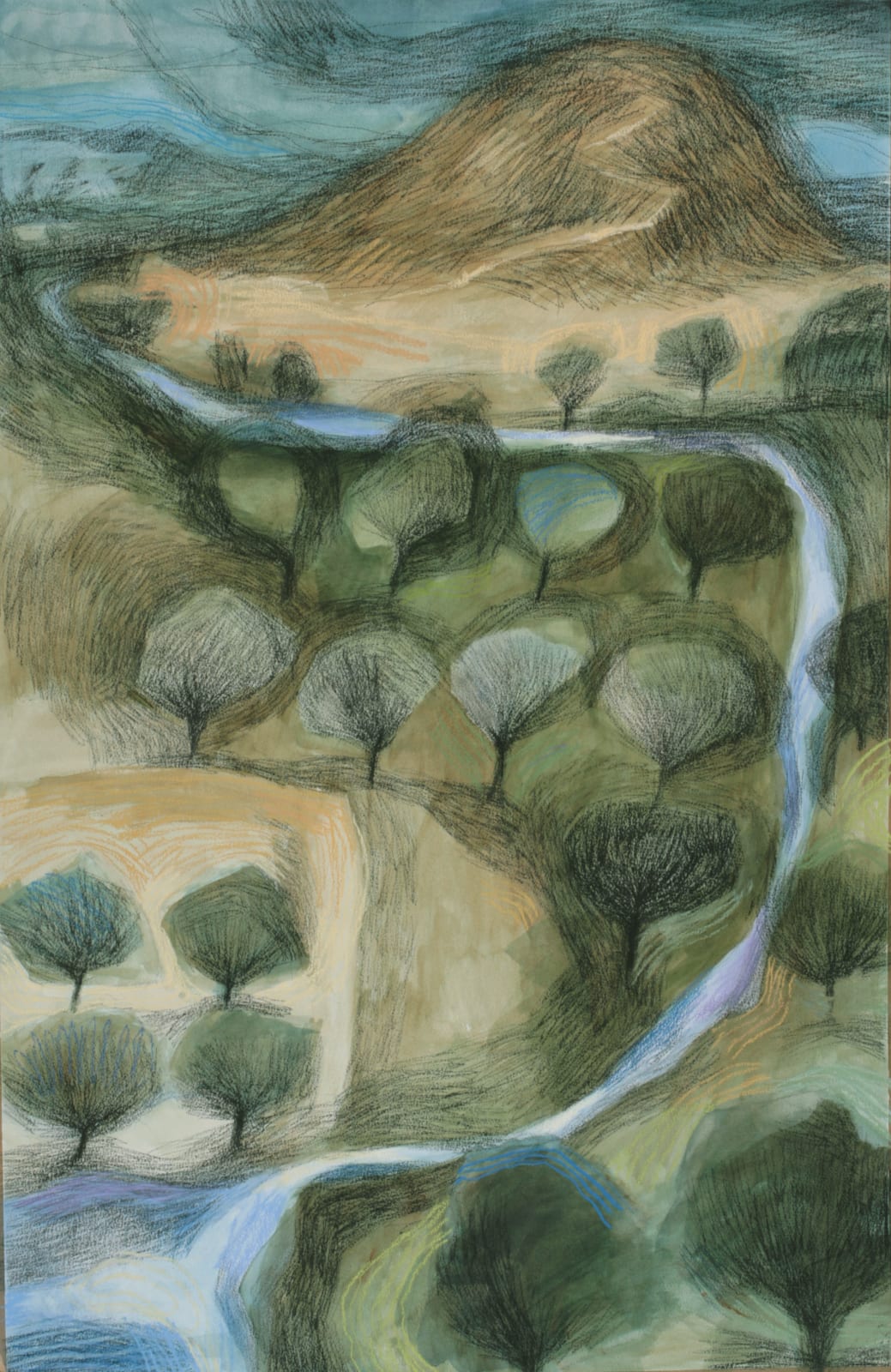 Eleri Mills, Tirlun i Dywysogion II (Landscape for Princes II), 2007