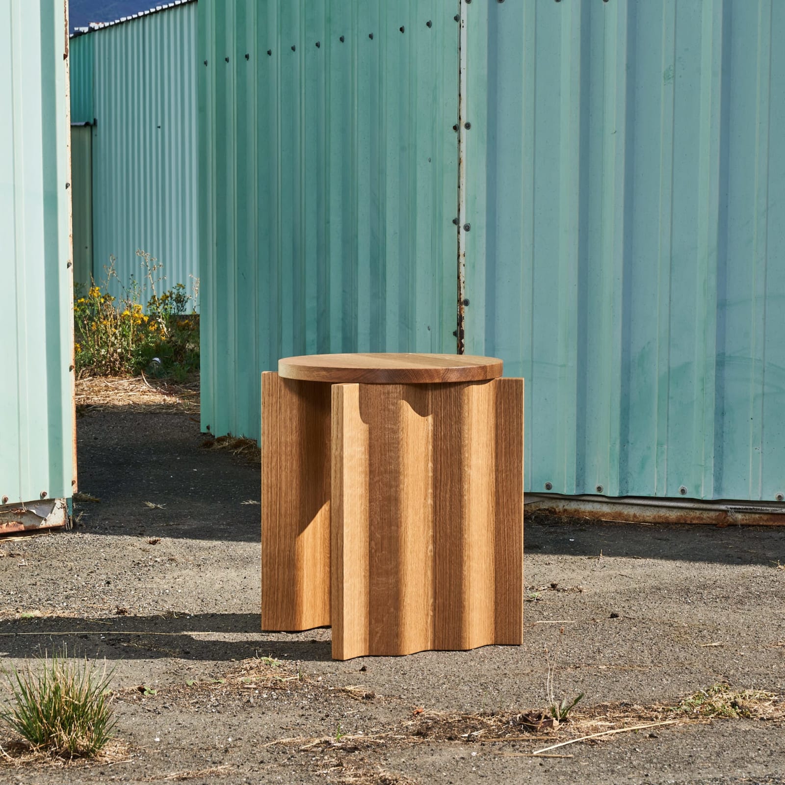 Hanneke Lourens, Corrugated Side Table