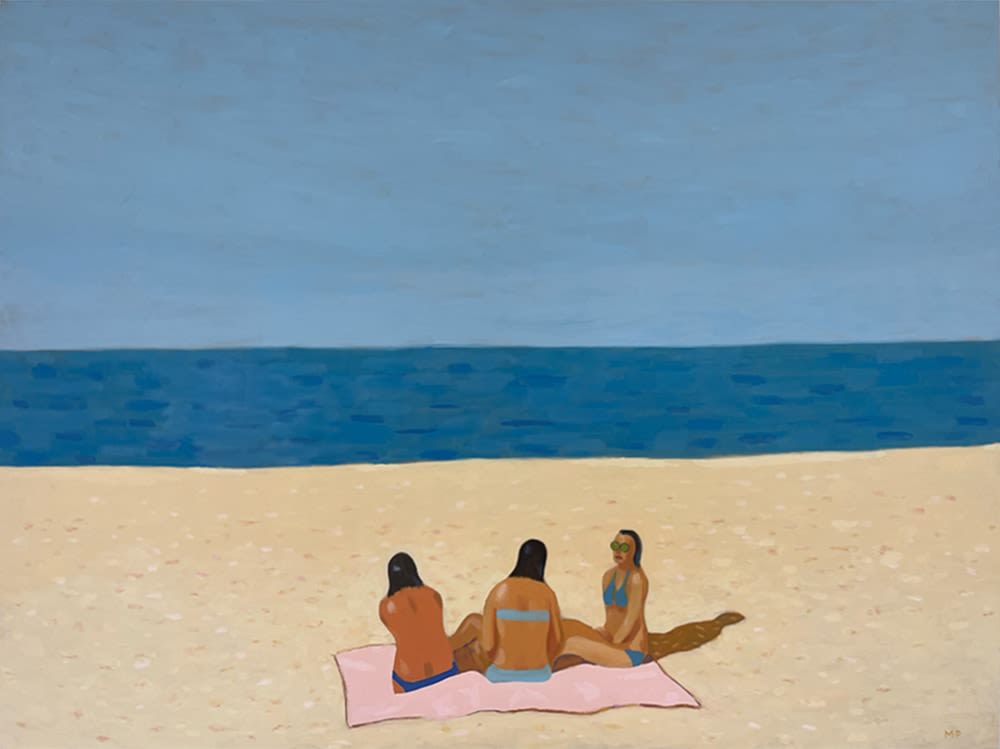 Mike Piggott, Three Ladies on the Beach, 2025