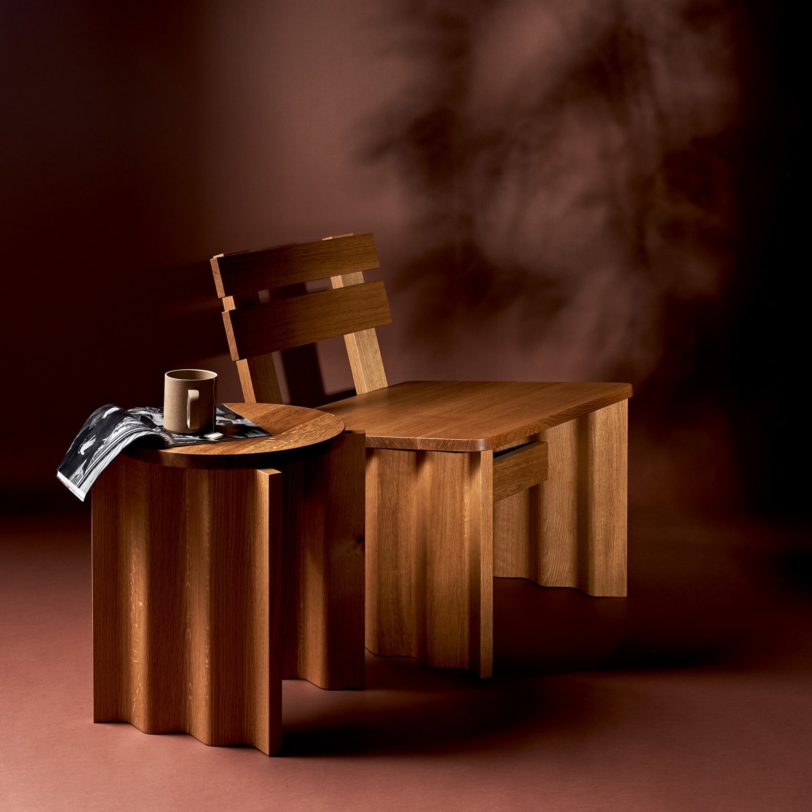 Hanneke Lourens, Corrugated Side Table