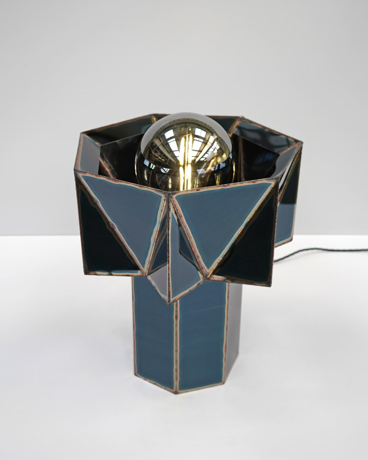 Julian Mayor, Jagged Edge Table Lamp, Black