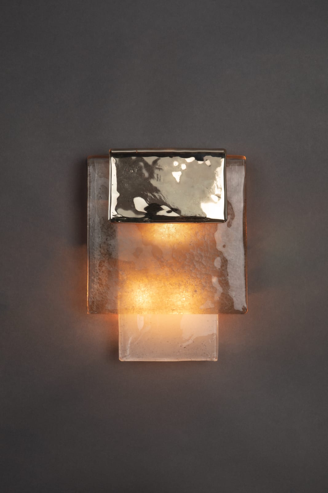 Hand-silvered Mini Placche Wall Sconce, 2020