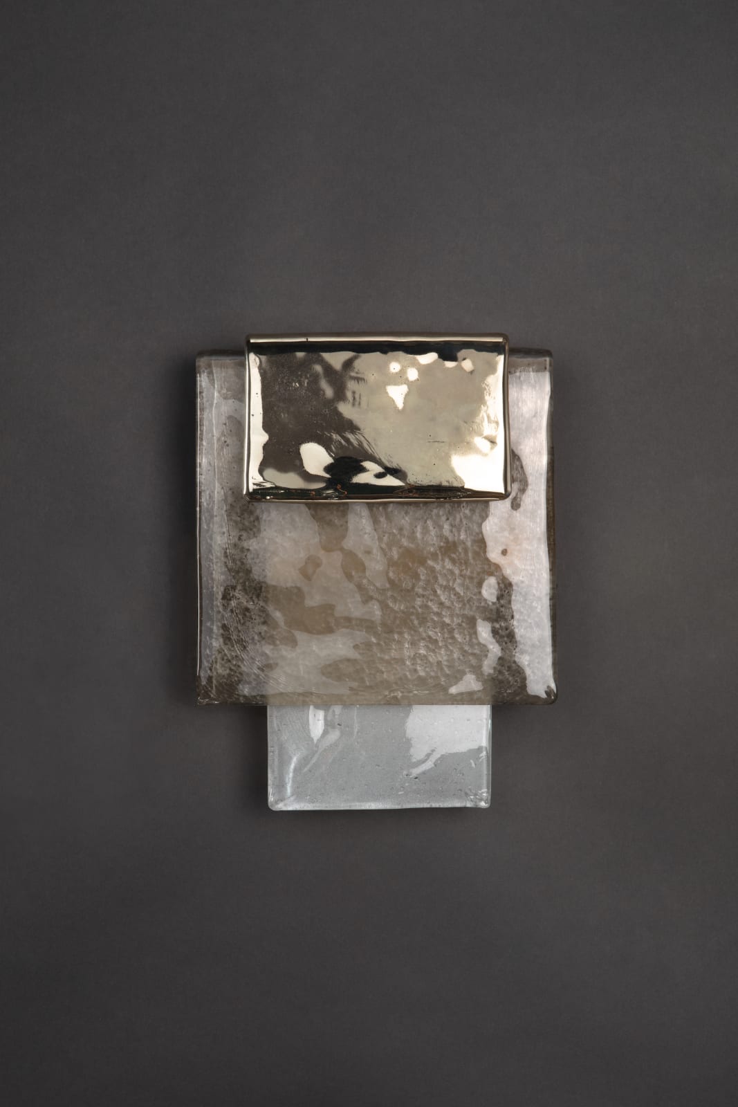 Hand-silvered Mini Placche Wall Sconce, 2020