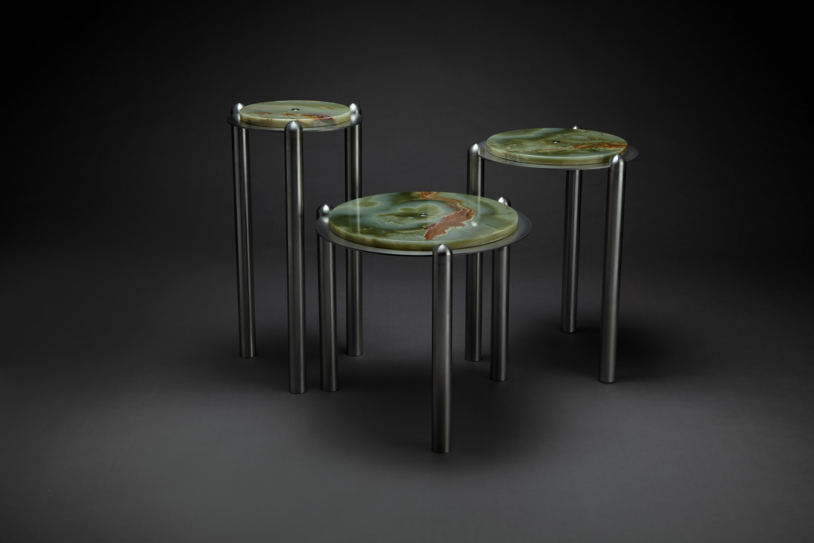 Agathe Labaye & Florian Sumi, Le Salon Table 53, Onyx, 2021