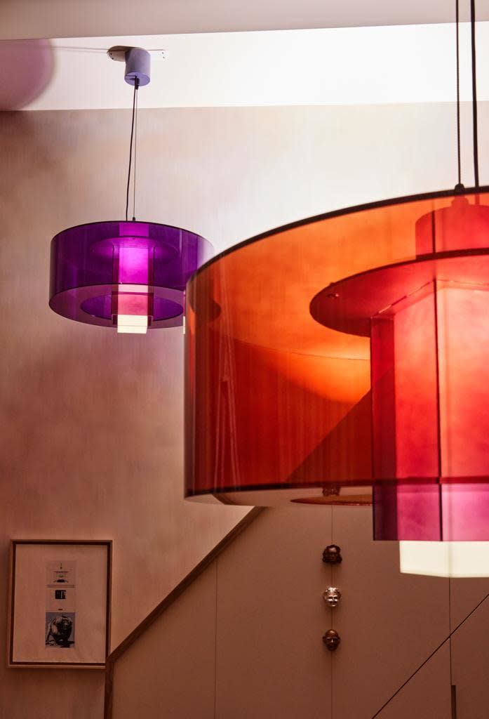 Agathe Labaye & Florian Sumi, Noailles Pendant Lamp Purple, 2023