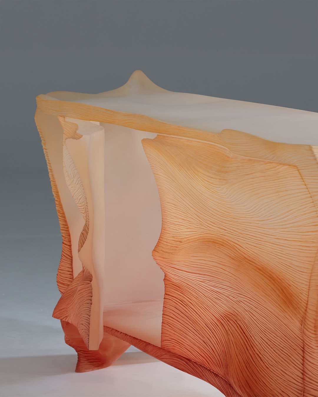 Marc Fish, Stratum resin cabinet, 2020