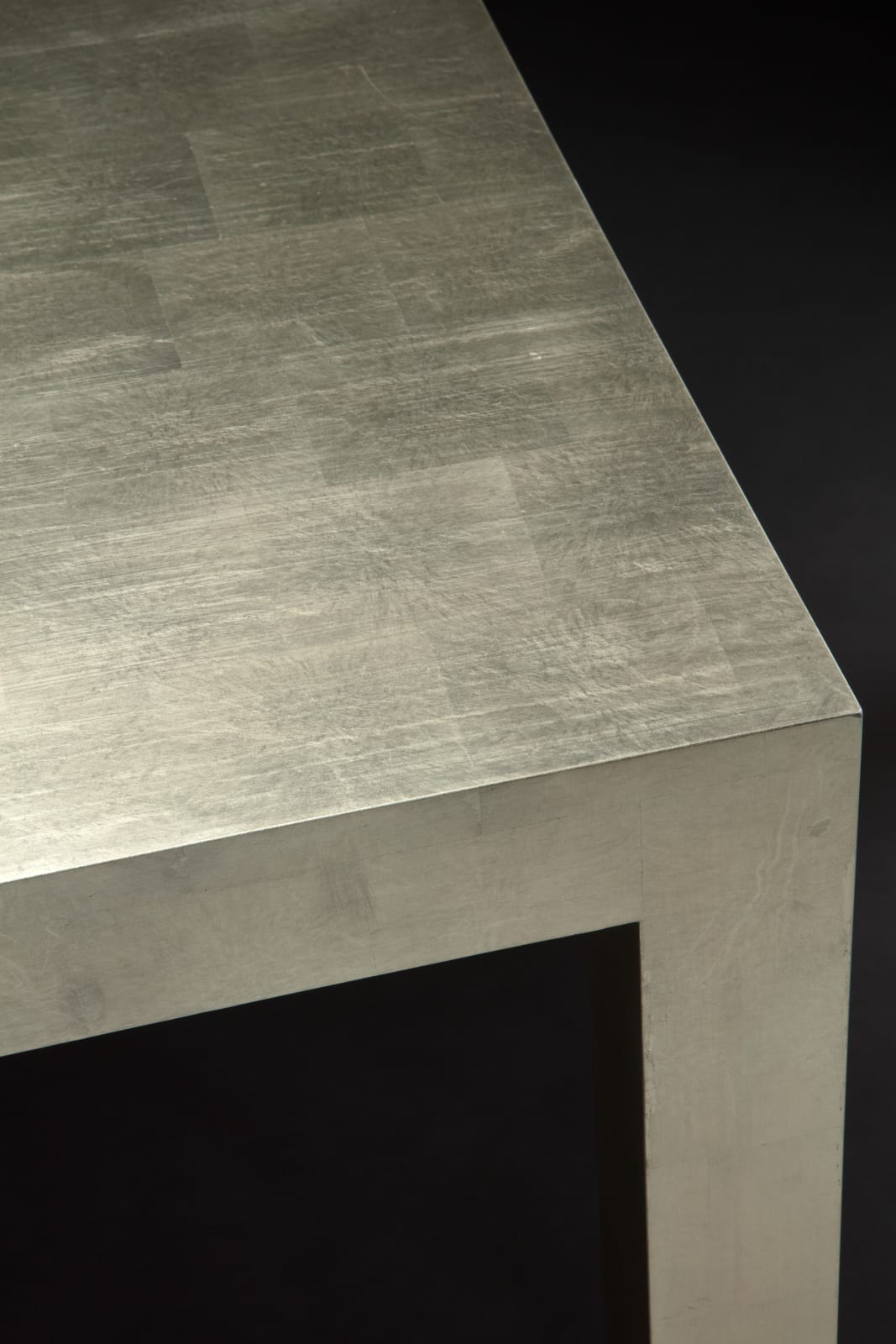 Simon Stewart, White Gold Leaf Dining Table, 2021