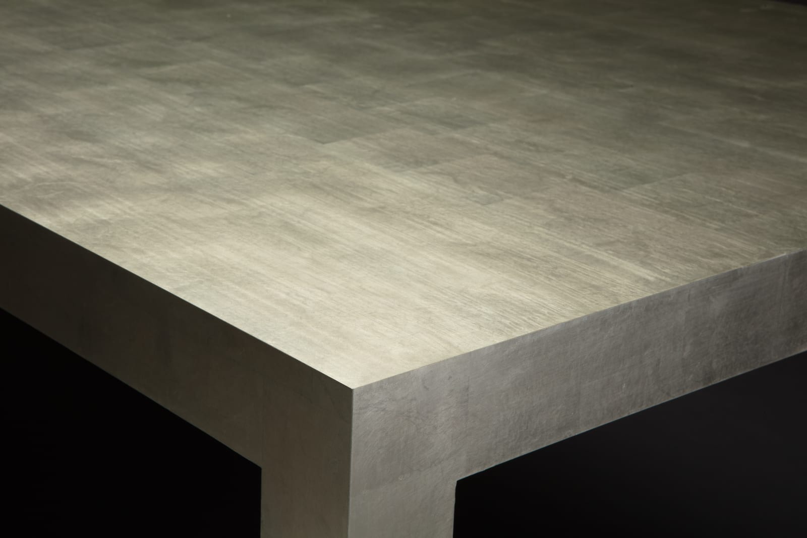 Simon Stewart, White Gold Leaf Dining Table, 2021