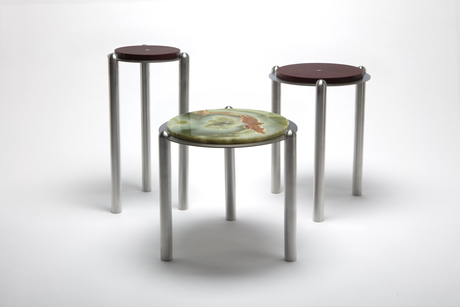 Agathe Labaye & Florian Sumi, Le Salon Table 53, Leather, 2021