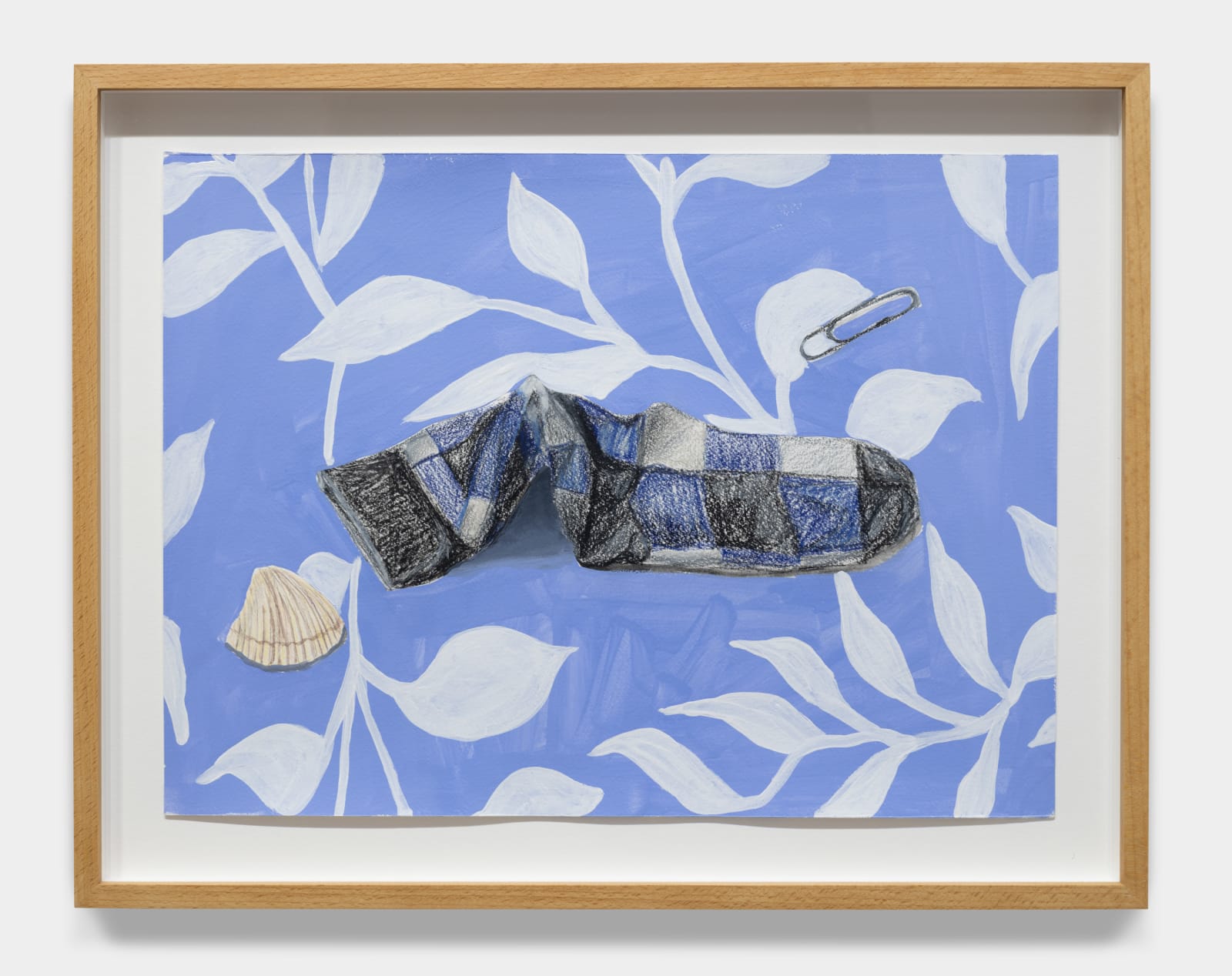Alec Egan, Sock, Paper Clip, Seashell, 2023