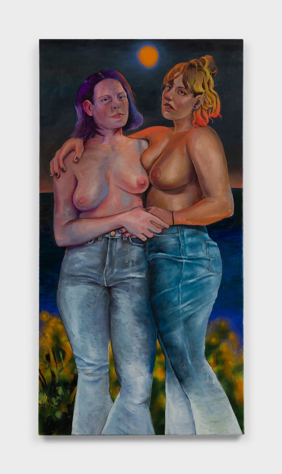 Natalie Strait, Moonrise on the Lake, 2021