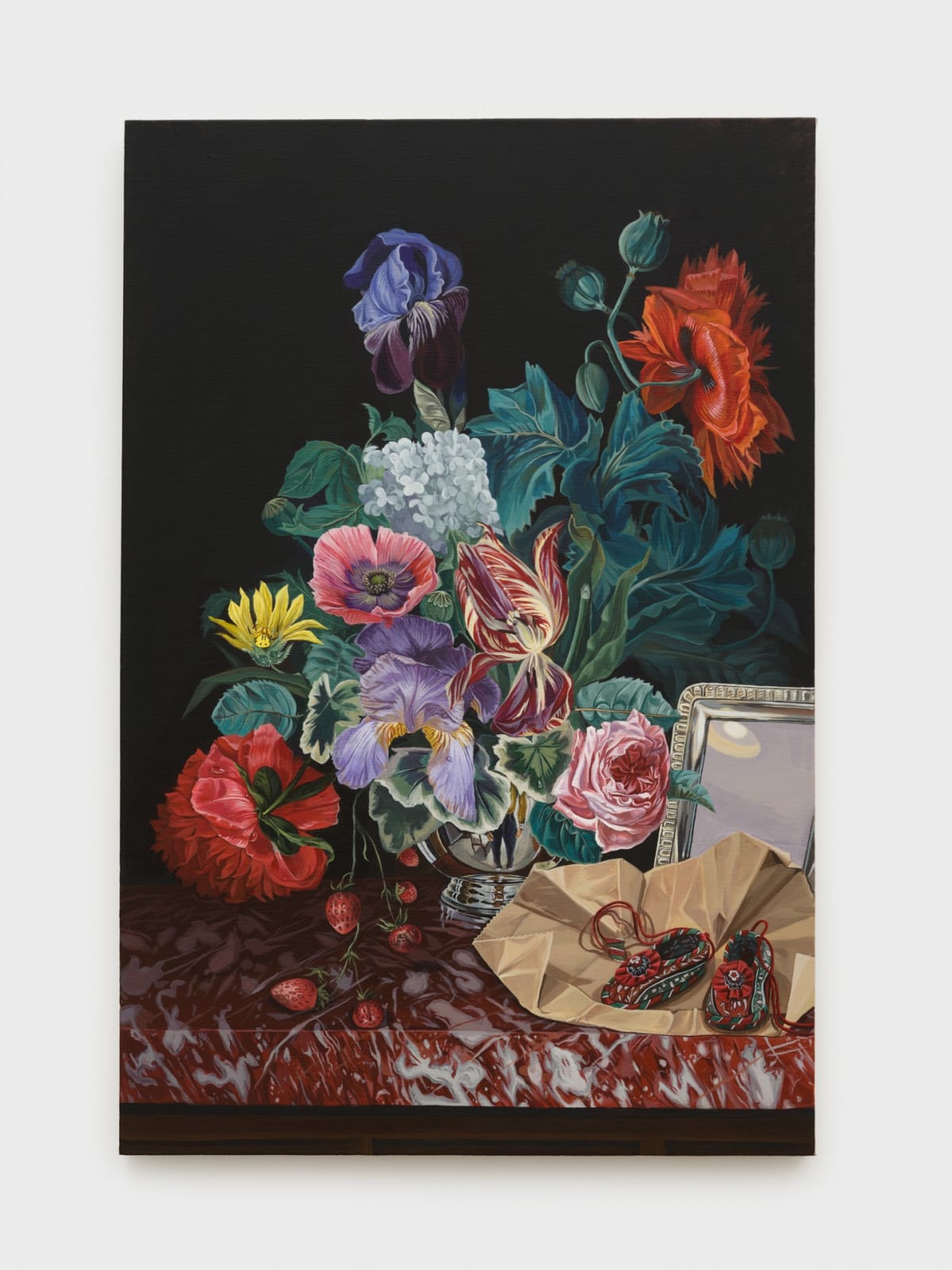 Hopie Hill, Miscarriage Flowers After Willem van Aelst, 2024
