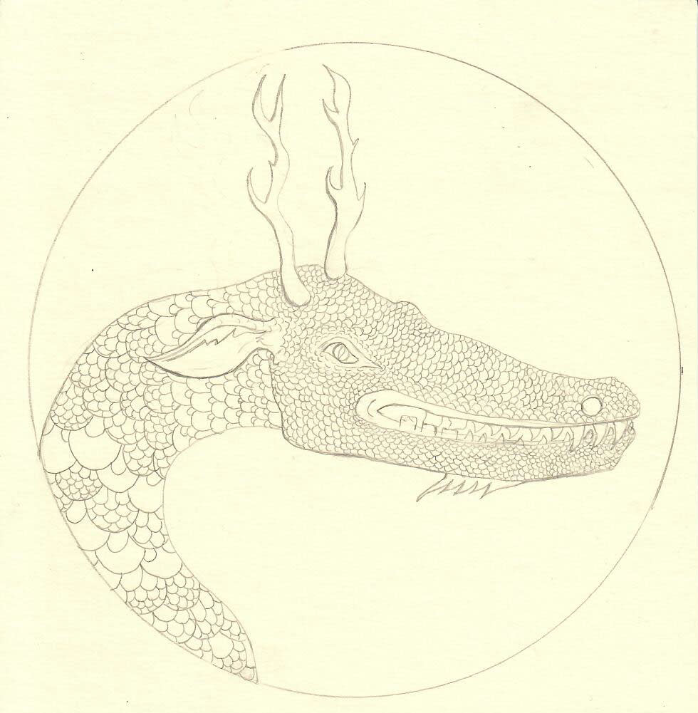 Charlie Kirkham, Dragon head, 2021