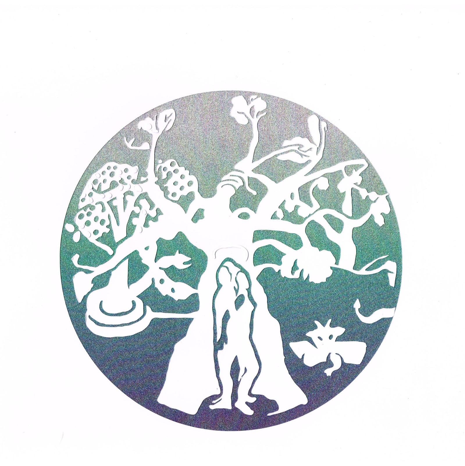 Charlie Kirkham, The New Creation (White on Ocean Ombre), 2022