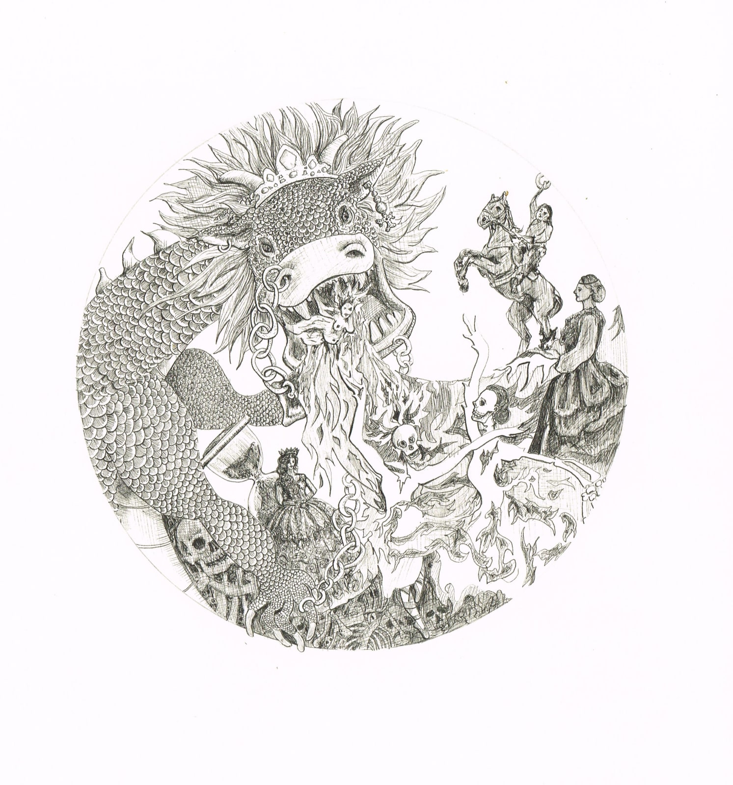 Charlie Kirkham, The Fire Dancers, 2023