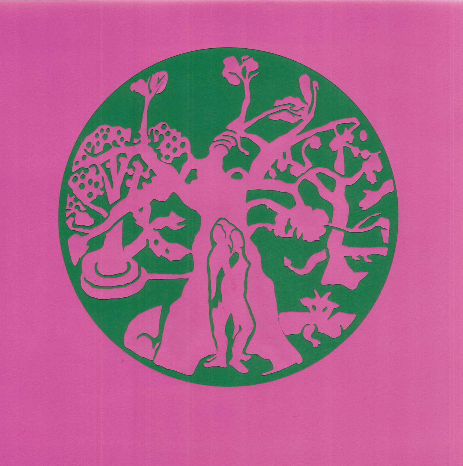 Charlie Kirkham, The New Creation (Purple & Green), 2022