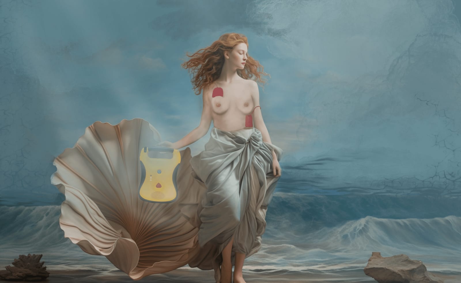 Charlie Kirkham (& MidJourney), The Rebirth of Venus, 2024