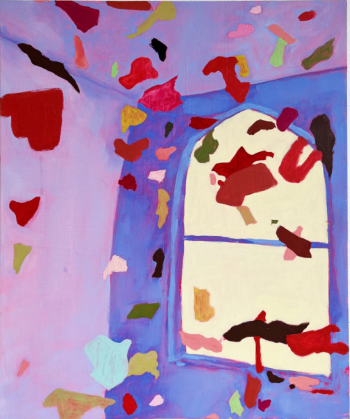 Maggie Perrin-Key, Studio Window With Shapes, 2022