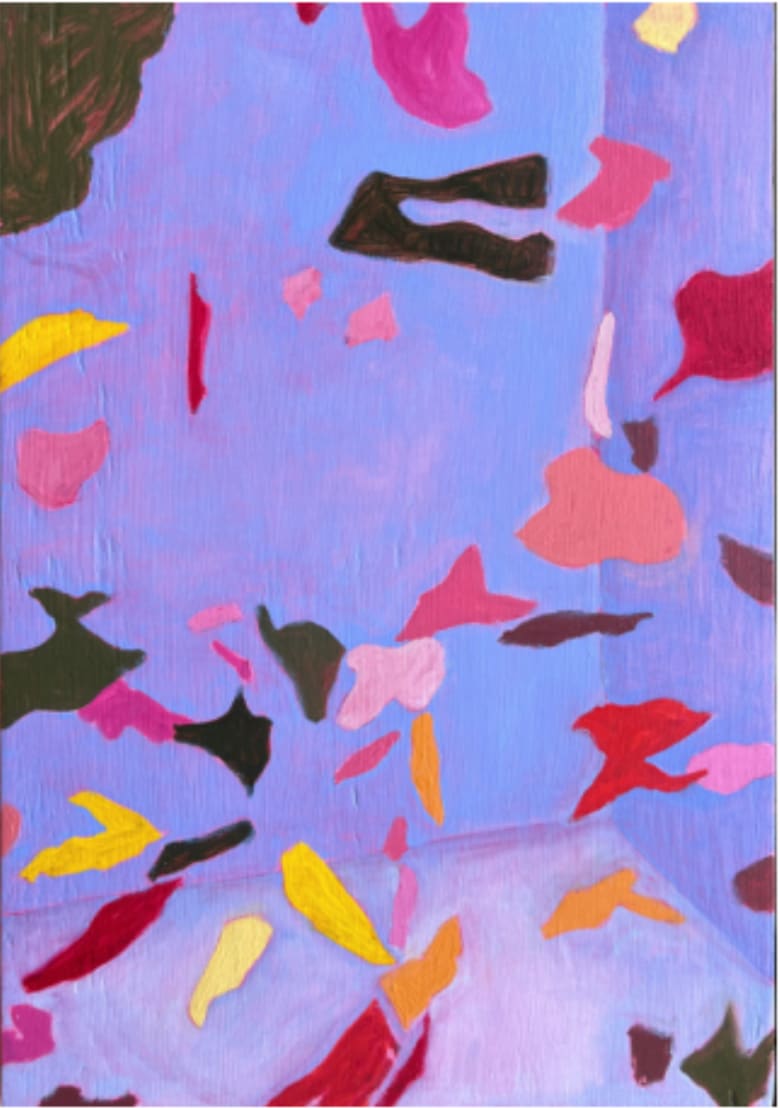 Maggie Perrin-Key, Studio Corner With Shapes, 2022
