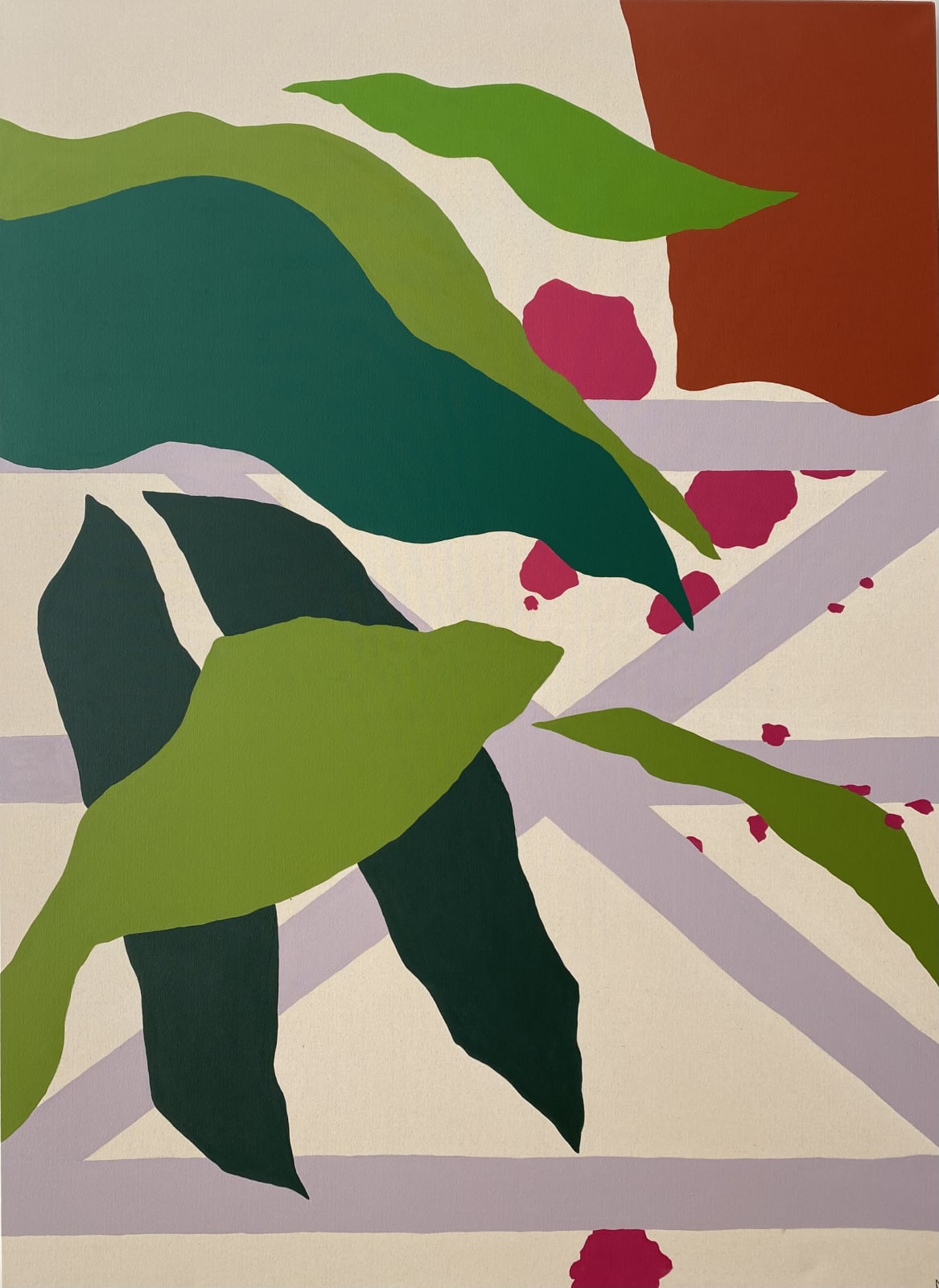 Maggie Perrin-Key, Pink and Green Porch, 2021