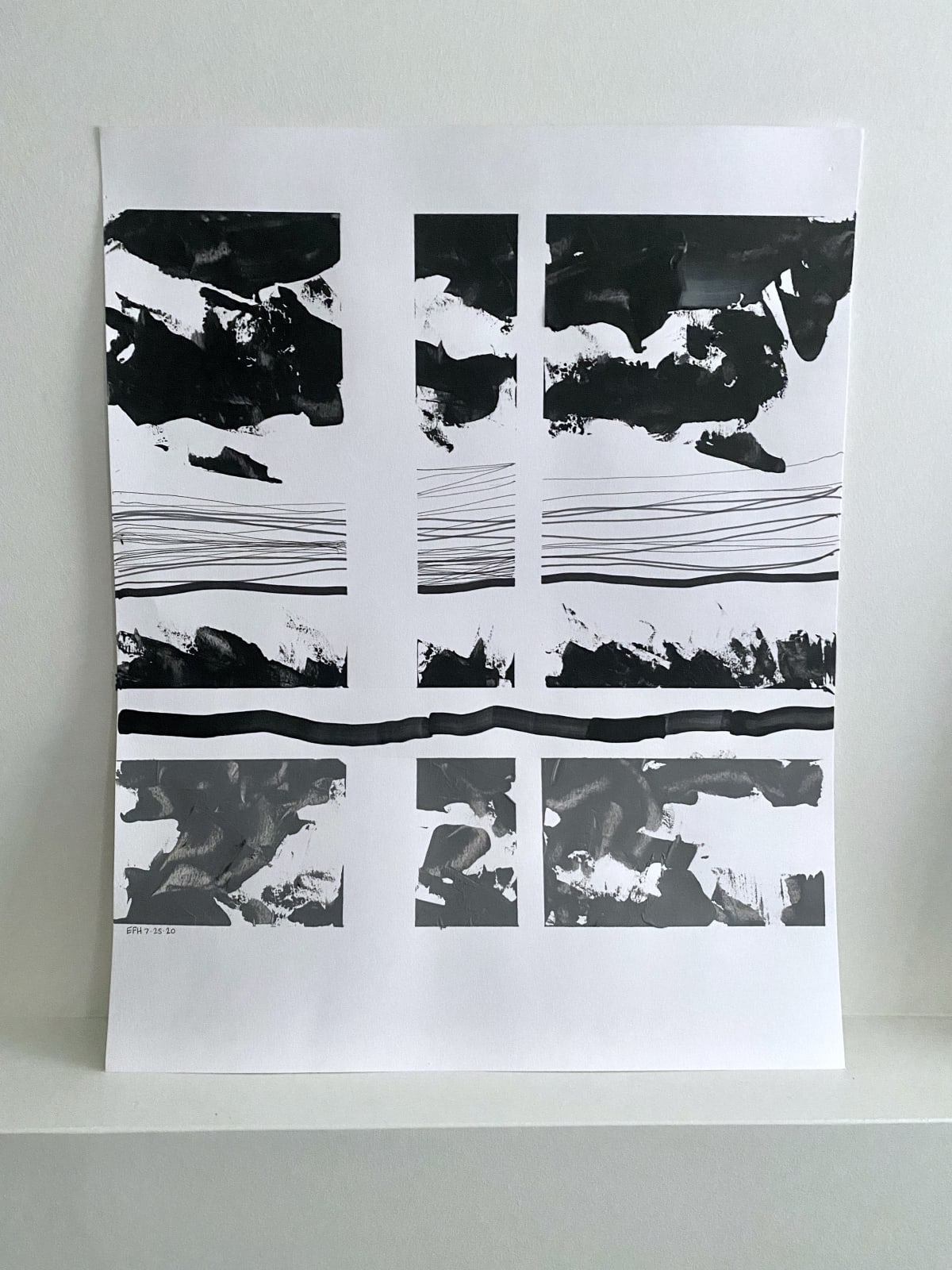 Abie Harris, Discontinuous Linearity One, 2020