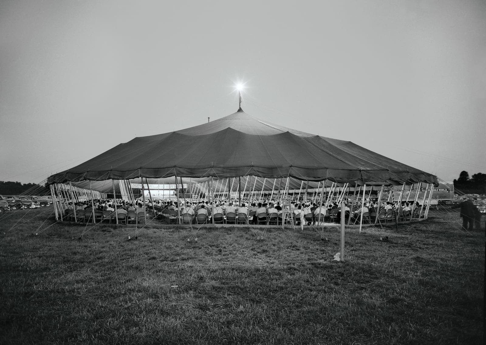 DAVID L. HUNSBERGER, Brunk Brothers Revival Tent, 1952