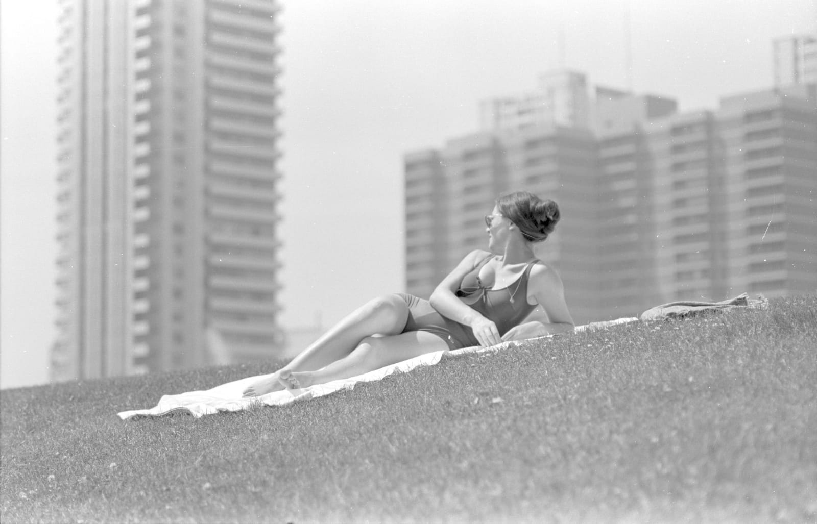 JOAN LATCHFORD, The Sunbather, David Balfour Park, Toronto 1972