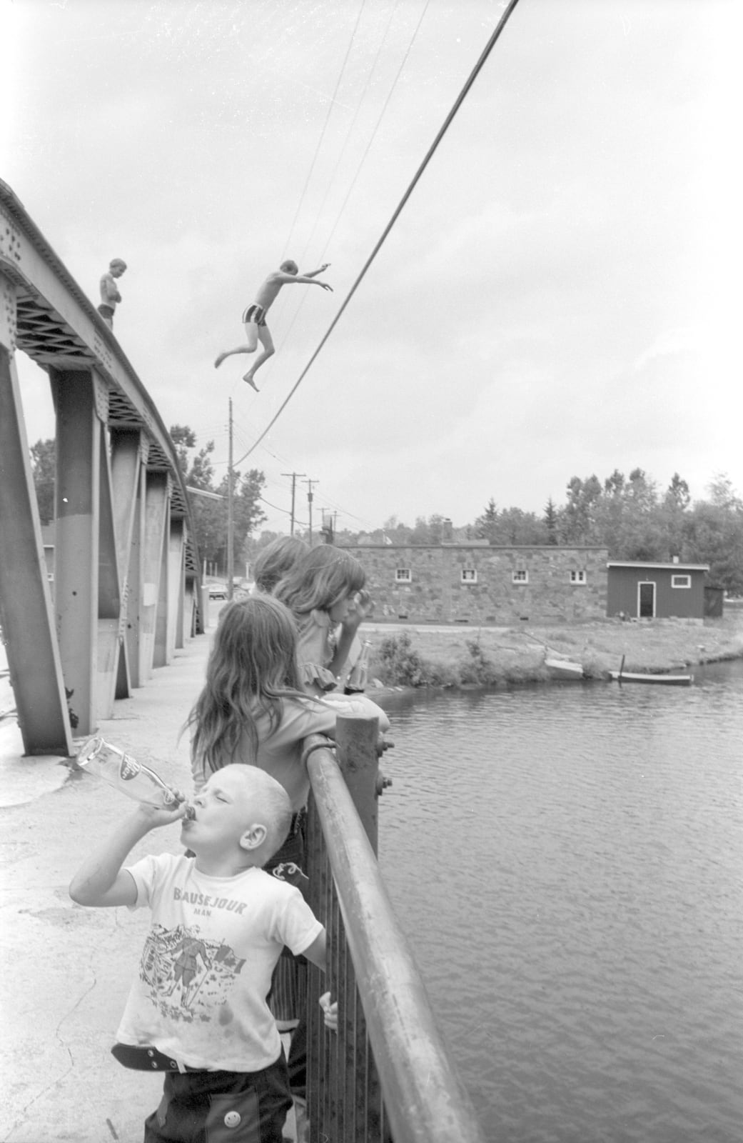 JOAN LATCHFORD, Bridge Jumpers, Kinmount, Ontario 1972