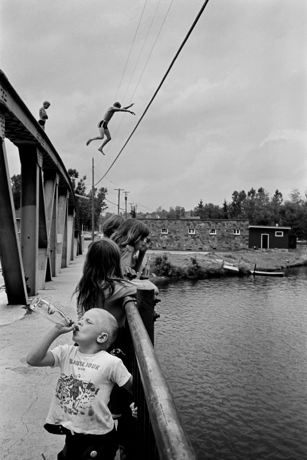 JOAN LATCHFORD, Bridge Jumpers, Kinmount, Ontario, 1972
