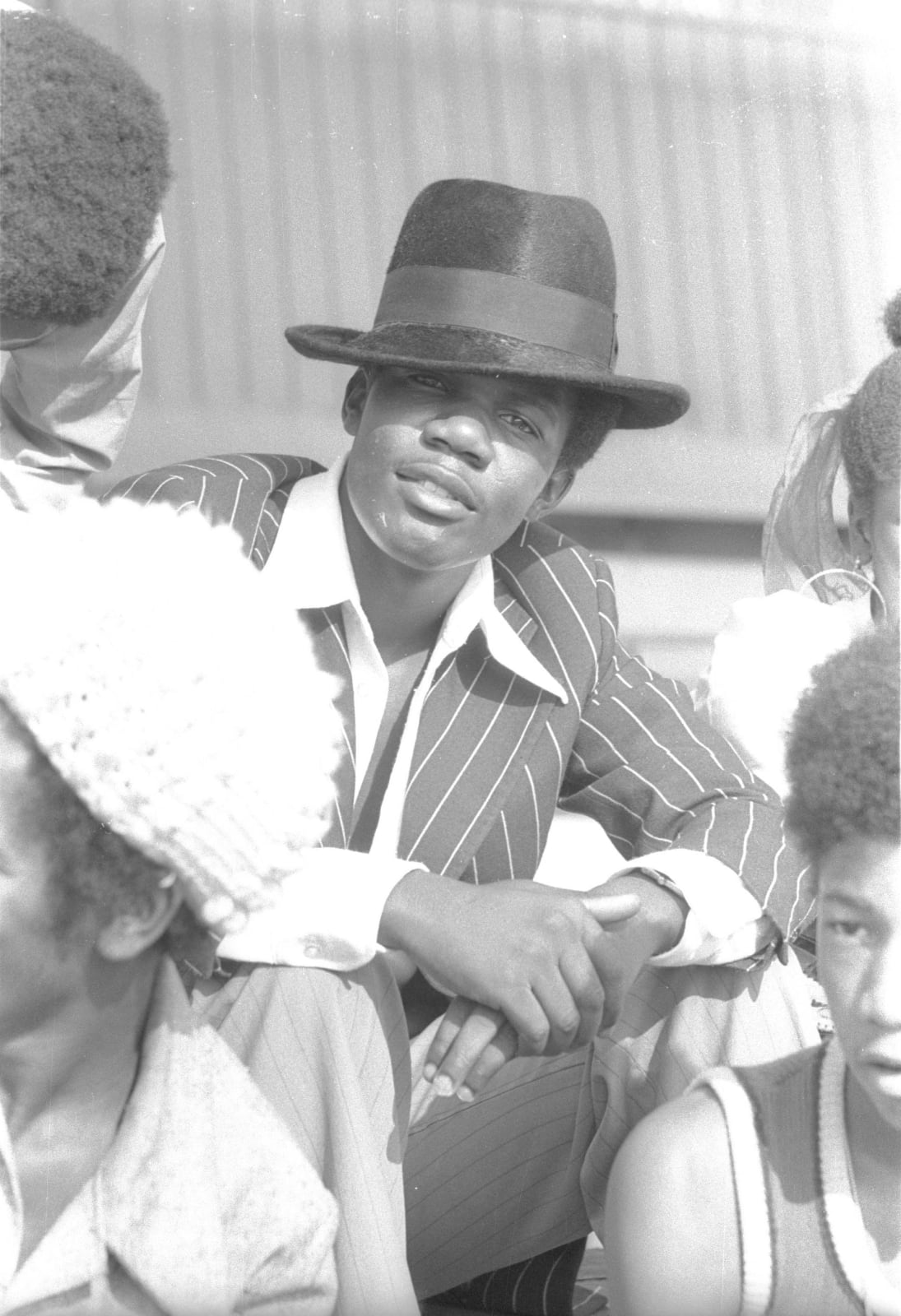 JOAN LATCHFORD, Black Track Hat, Toronto 1973