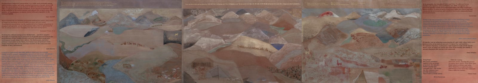 Nilima Sheikh, Home-Land, 2023