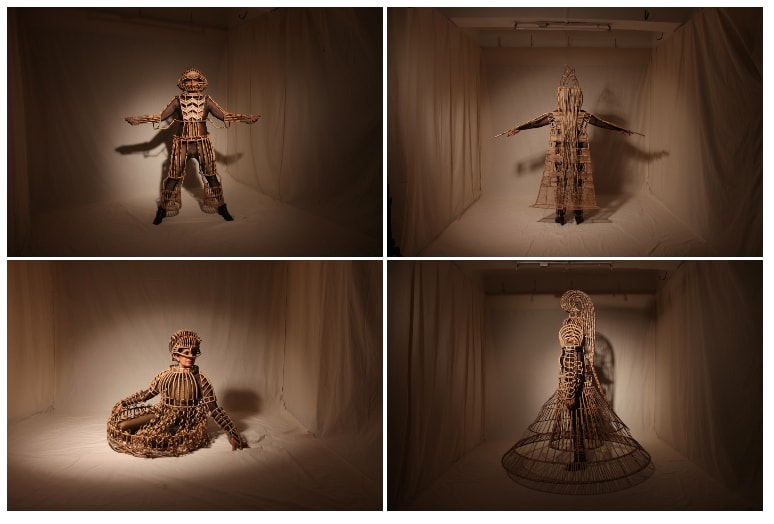 Shakuntala Kulkarni, Of bodies, armour and cage | Studio Photo Performance, 2012