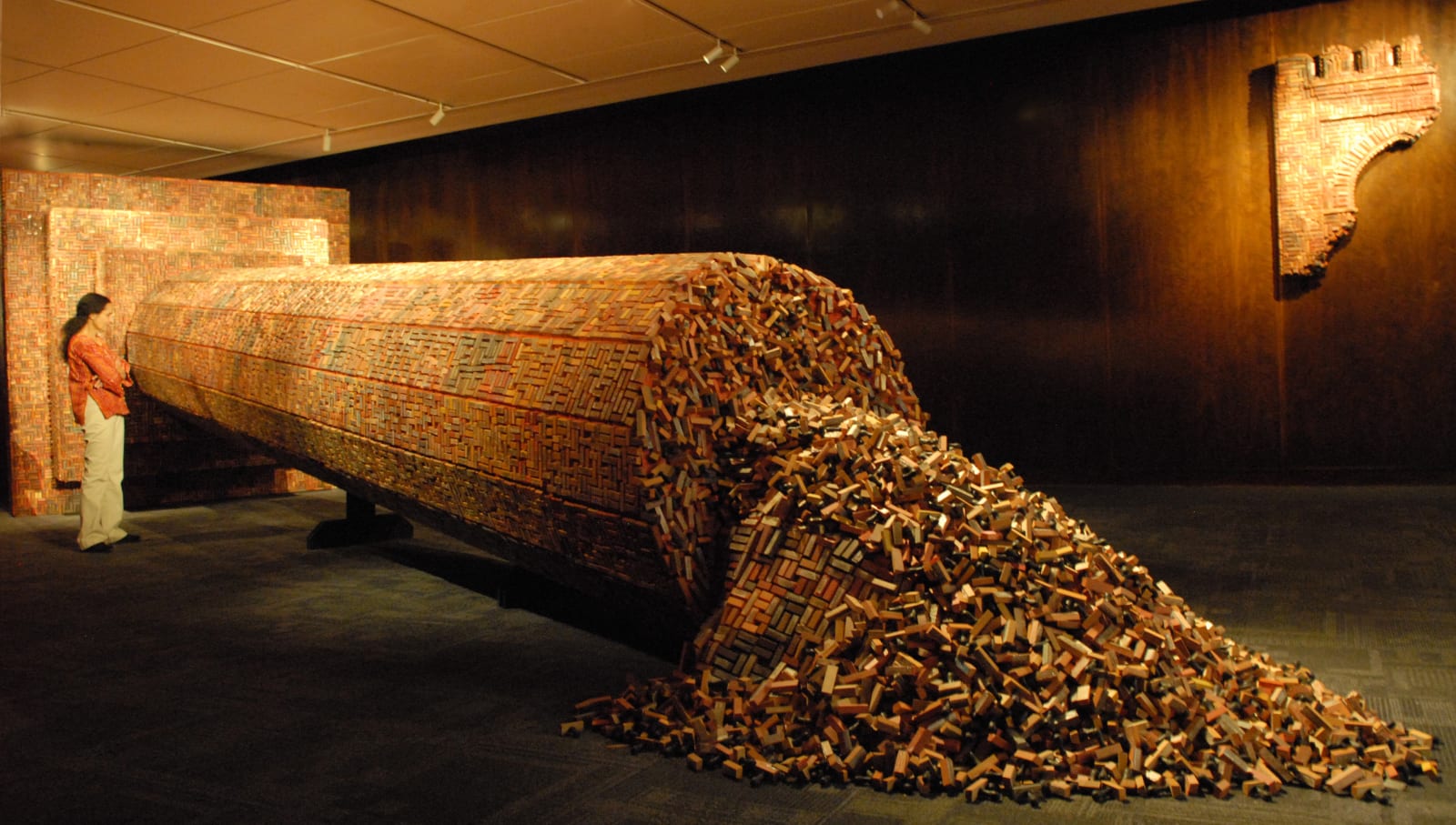 Reena Saini Kallat, Untitled (column), 2011