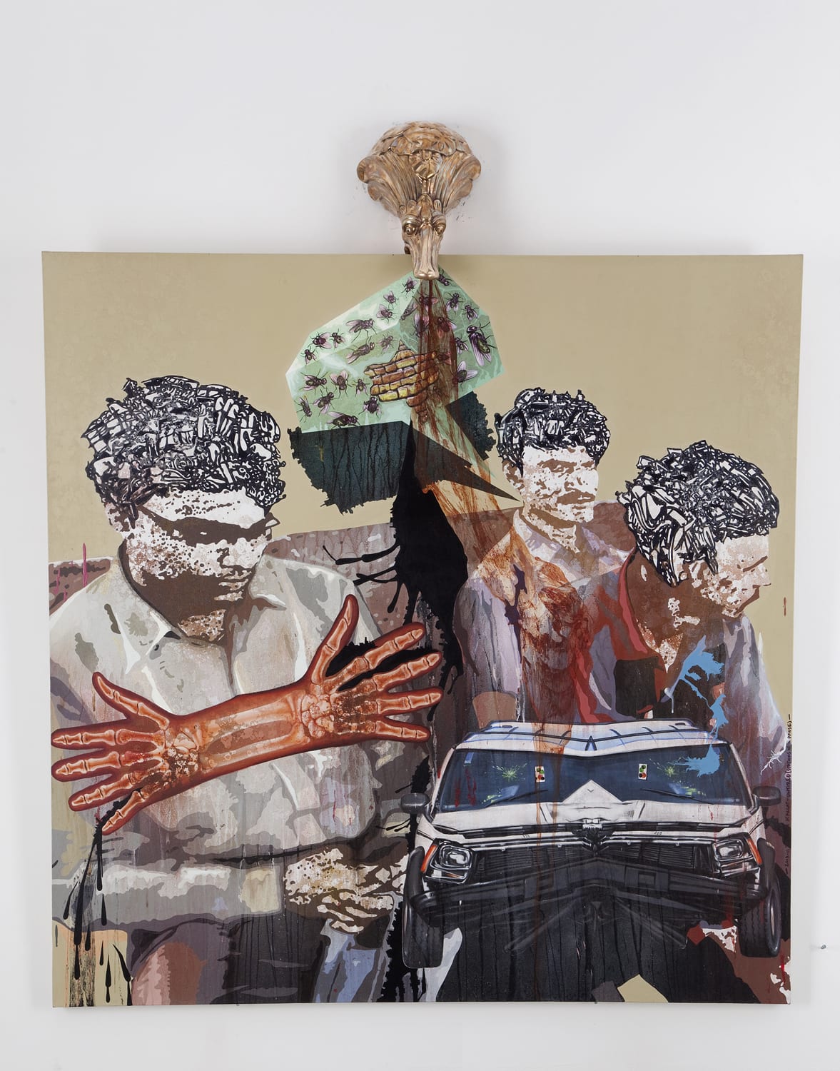 Jitish Kallat, Untitled (Stations of a Pause), 2011