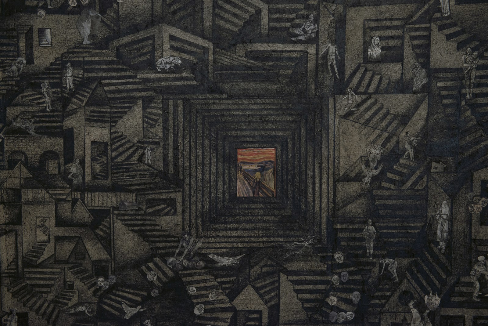 Varunika Saraf, The cries, too, fall like rain in summer, 2016